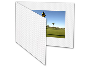 Golf Ball Texture Event Photo Folders For 6x4 (25 Pack)