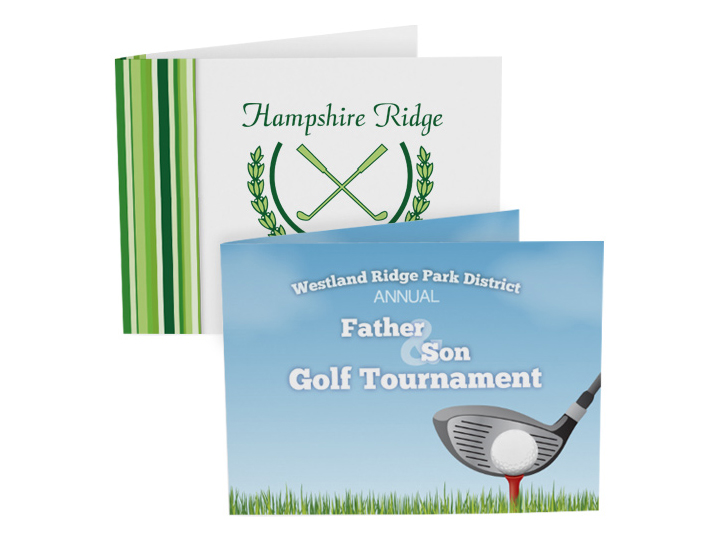 Custom Golf Photo Folders For Horizontal 4x6 (Sold in Singles)