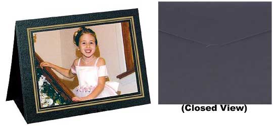 Grandeur Easel Frames 6x4 Horizontal w/Black Foil Border (25 Pack)