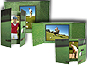 Golf Gate Fold Event Photo Folders For 5x7 (25 Pack)