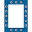 Holiday Photo Greeting Cards - Hanukkah Stars of David (10 Pack)