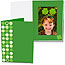 Lucky Clover 5x7 Vertical Photo Folders (25 Pack)