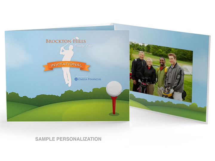 Golf Course Illustration Photo Folders For Horizontal 4x6 (25)