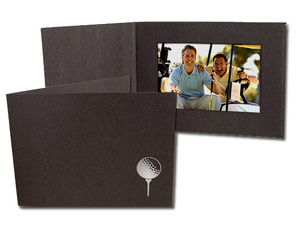 Golf Ball and Tee Event Photo Folders For 4x6 (25 Pack)