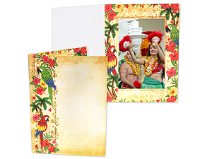 Hawaiian Luau 4x6 Event Photo Folders (25 Pack)
