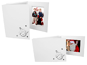 Snowman Holiday Photo Folders For 4x6 (25 Pack)