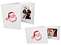 Santa Christmas Photo Folders For 4x6 (25 Pack)