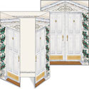 Holiday Doors Gate Fold Folders For 5x7 (25 Pack)