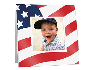 American Flag Polaroid Easel Frames (25 Pack)