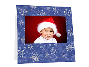 Snowflakes Instax Paper Easel Frames (25 Pack)