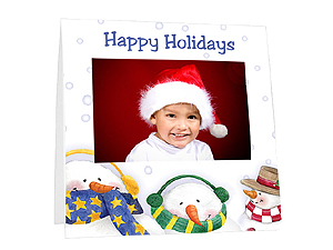 Snowman Instax Paper Easel Frames (25 Pack)