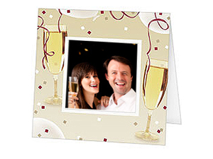 Champagne Celebration Polaroid Easel Frames (25 Pack)