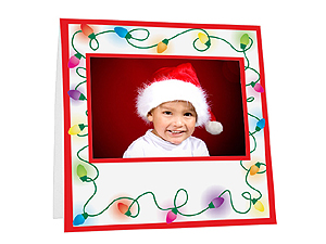 Holiday Lights Instax Paper Easel Frames (25 Pack)