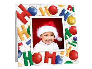 HoHoHo Christmas Polaroid Easel Frames (25 Pack)