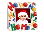 HoHoHo Christmas Polaroid Easel Frames (25 Pack)