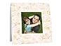 Antique Cream Roses Polaroid Easel Frames (25 Pack)
