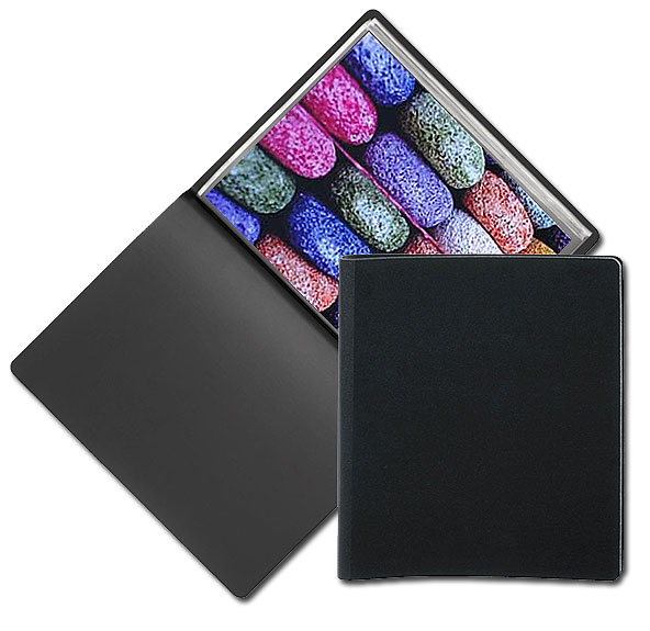 PRAT 138 Slim Pampa Black Presentation Book For 11x14