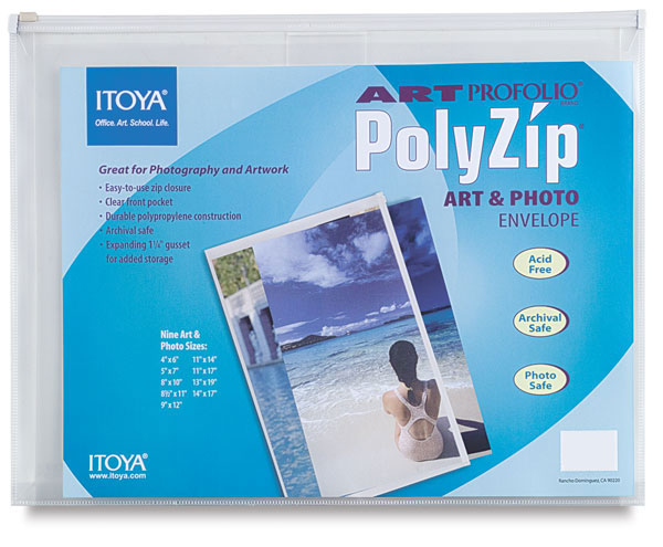 Itoya Art Profolio PolyZip Envelope For 11x17 (12 Pack)