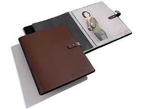 PRAT Pampa 9.5x12.5 Leather Spiral Presentation Book