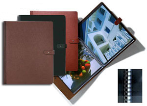PRAT Pampa 11x17 Leather Spiral Presentation Book