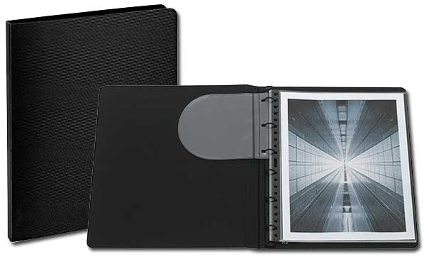 PRAT Premium Sturdy Black Poly Spiral Book For 11x17
